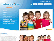 Tablet Screenshot of coursdeladour.com